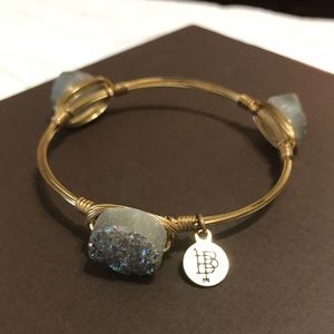 Bourbon and Boweties grey quarts bracelet